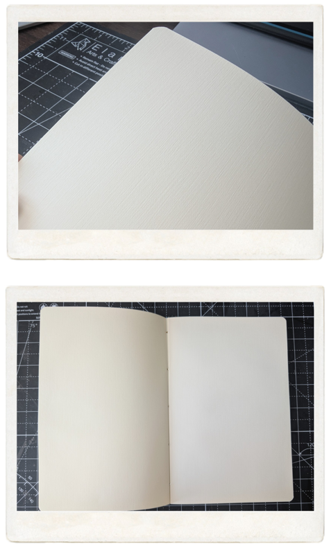Cream Colored Paper Notebooks