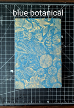 Blue Botanical Hard Cover