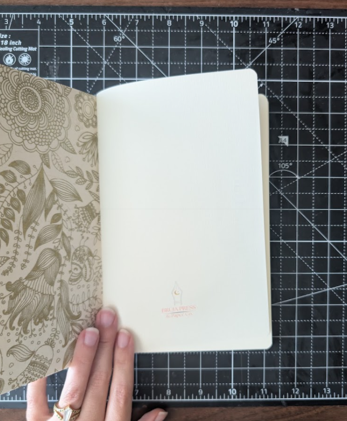 Cream Botanical Cream Hard Cover