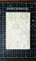 Cream Botanical Cream Hard Cover
