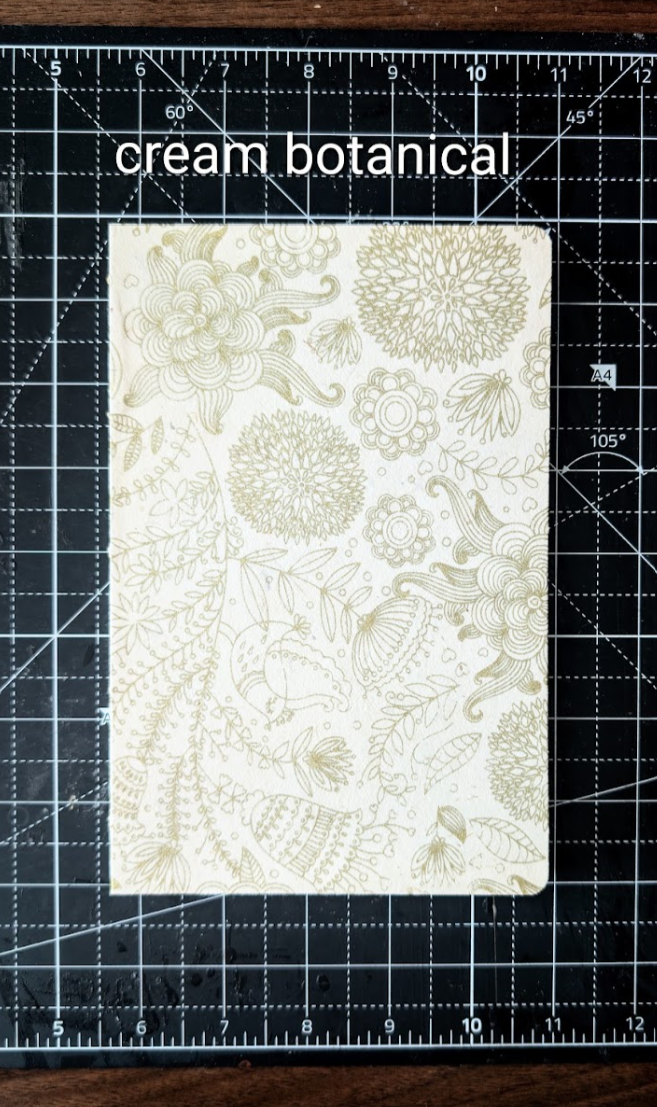 Soft Covers:  Cream Linen Paper (Single Signature)