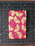 Single Signature Gingko Gold on Fuchsia