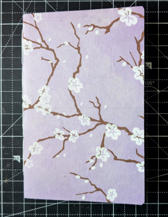 In Full Bloom Black Paper Notebook
