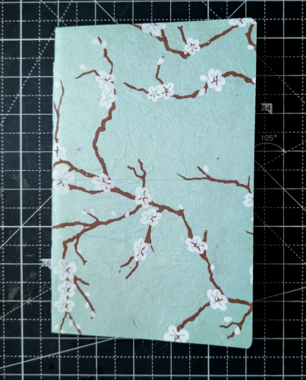 In Full Bloom Black Paper Notebook