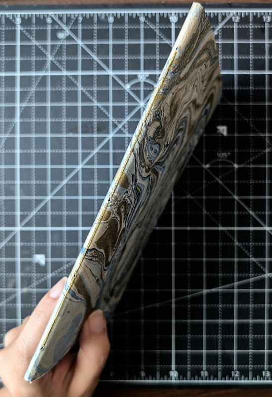 River Gold Black Paper Single Signature Notebook