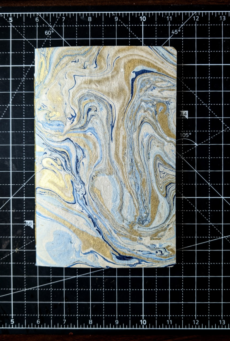 River Gold Black Paper Single Signature Notebook