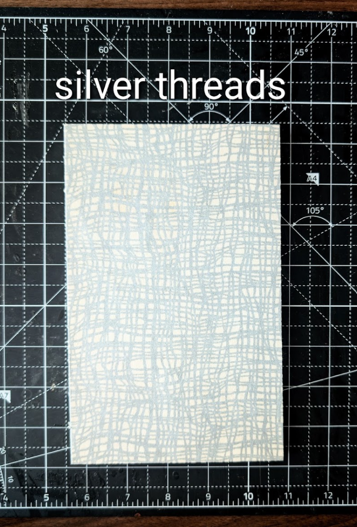 Silver Threads Cream Hard Cover - Imperfect