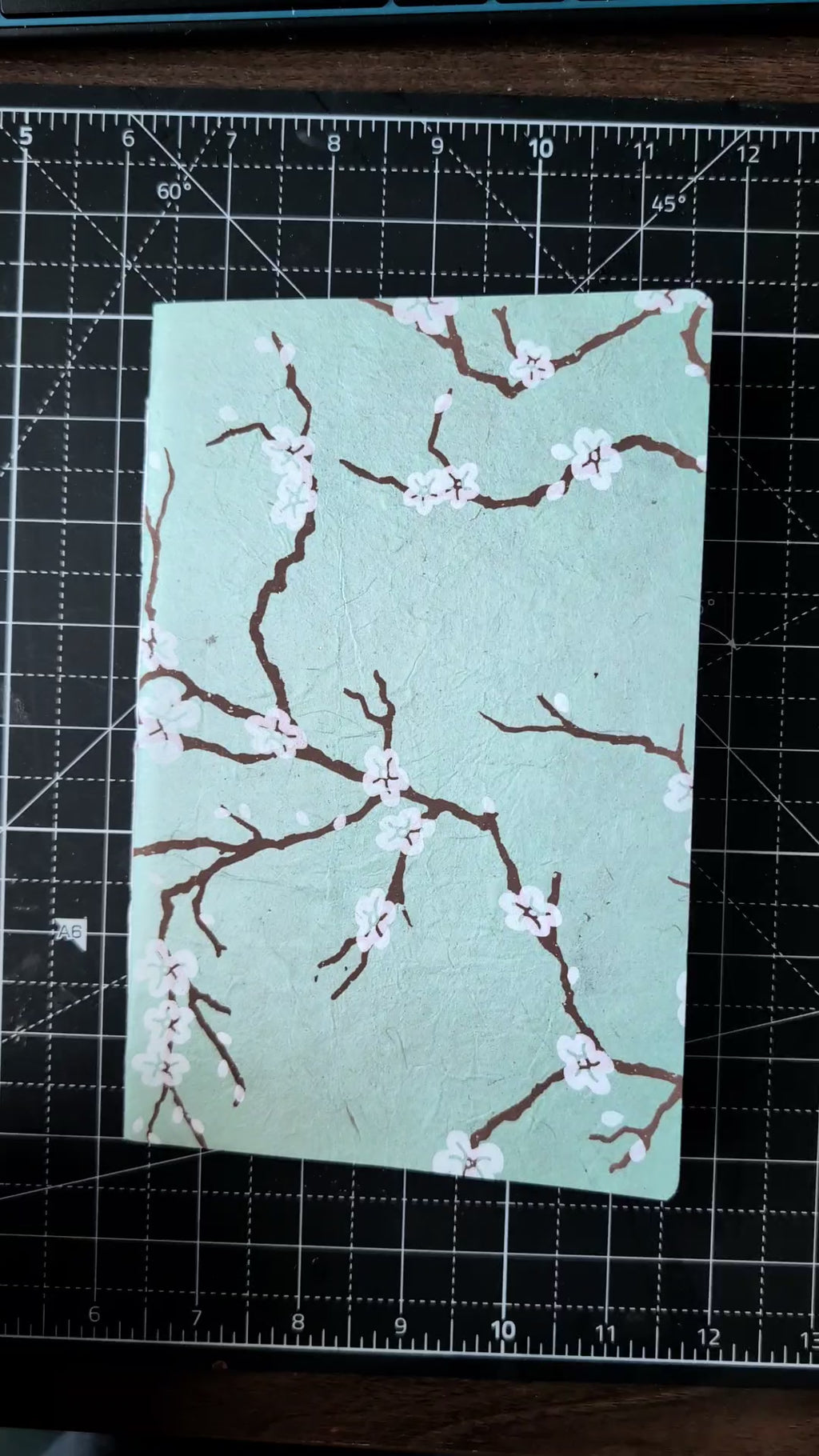 In Full Bloom Black Paper Notebook