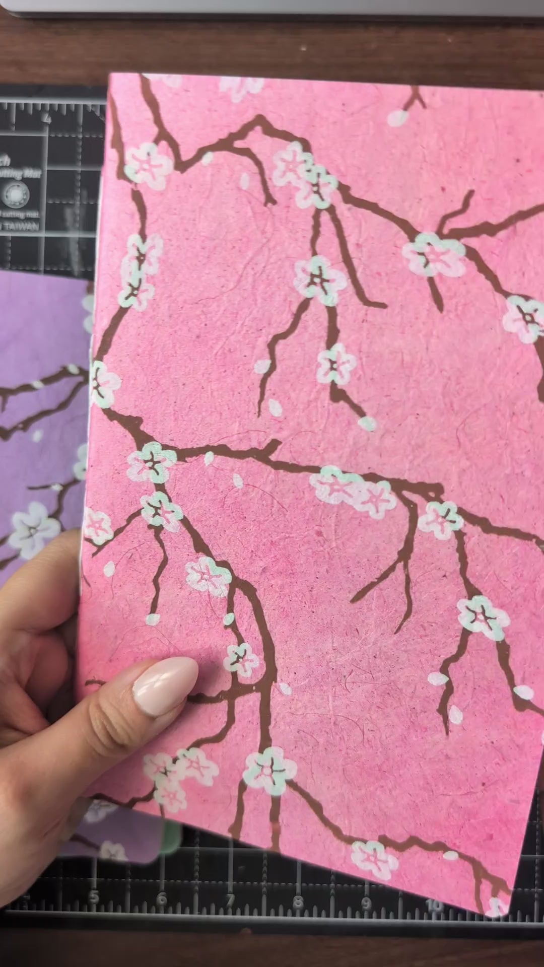 In Full Bloom Cream Paper Notebook