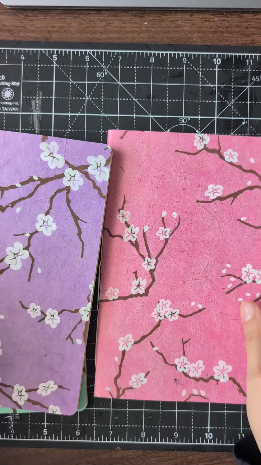 In Full Bloom Cream Paper Notebook