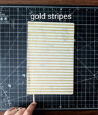 Gold stripes Hard Cover