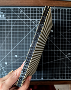 Gold stripes Hard Cover